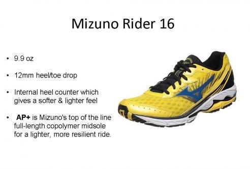 Mizuno Rider 16 Shoe for Flat Feet